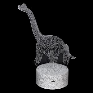 Ночник Haofy Dinosaurier RGB 16 цветов 4 режима Диммируемая лампа Поддержка дистанционного управления Сенсорное управление Декор - Фото 1