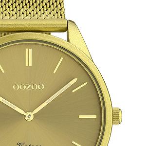 Женские часы Oozoo Vintage Золотой Sun 38 мм Золотой synthetic.ua - Фото 1