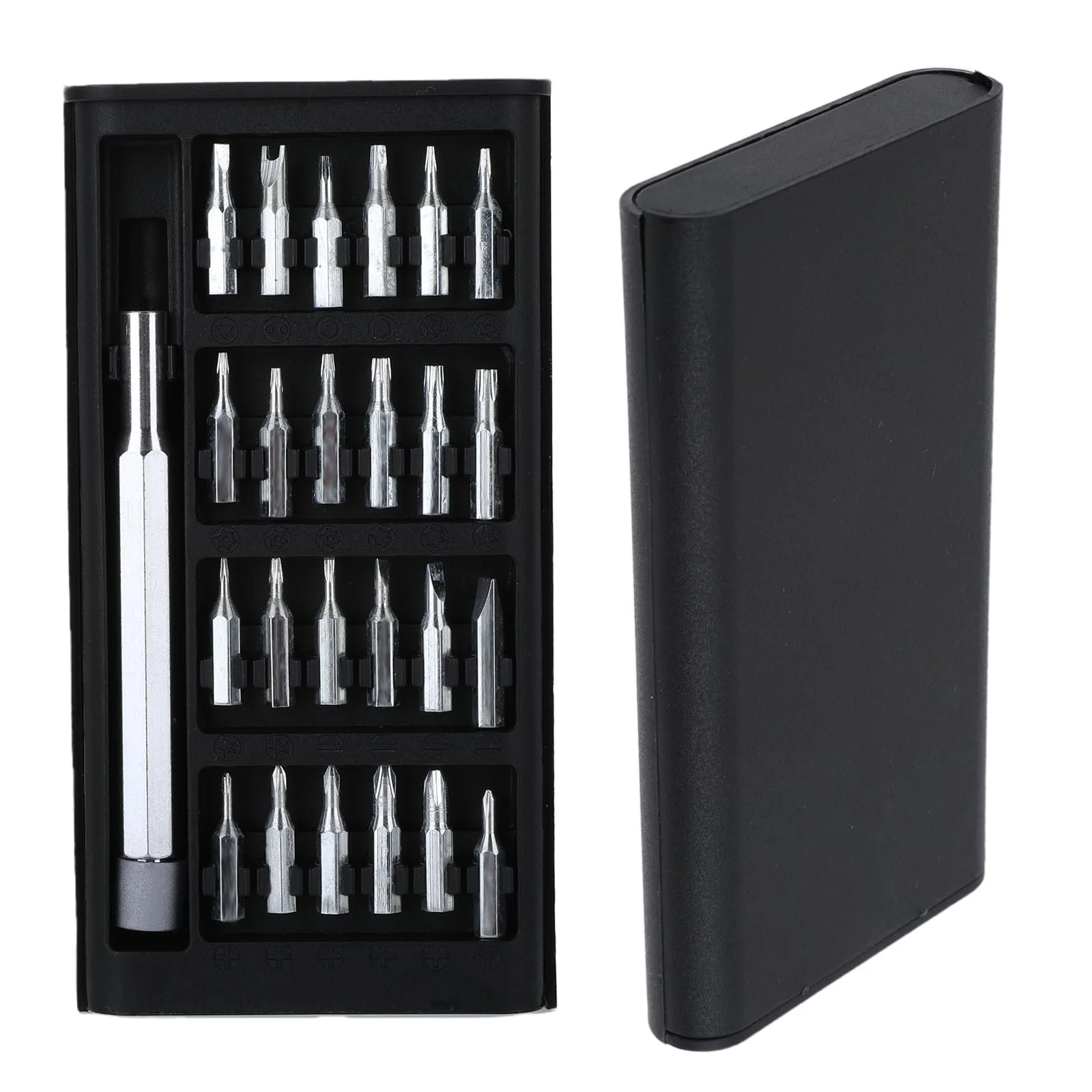 Набір викруток Precision 24 in 1 Міні-набір викруток Набір прецизійних дрібних викруток Магнітний набір інструментів для ремонту електроніки мобільних телефонів планшетів камер годинників окулярів, фото №1