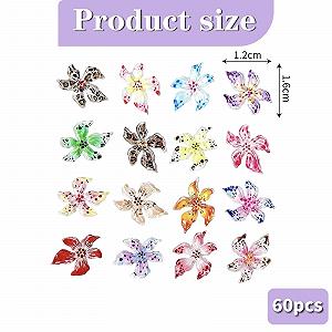 Квіти, каміння та смола, 60 шт synthetic.ua - Фото 1