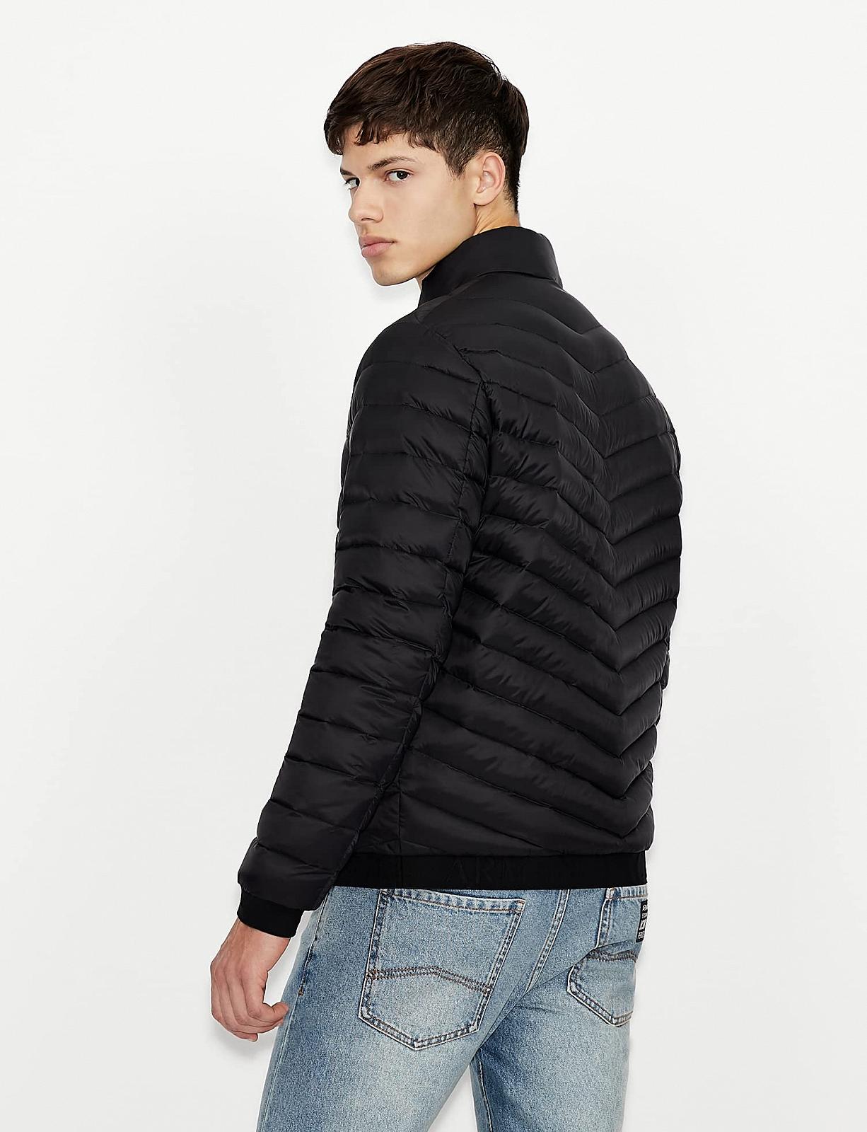 Куртка Armani Exchange стьобана Milano/New York Logo Zip-Up Down Alternative Coat, фото №4