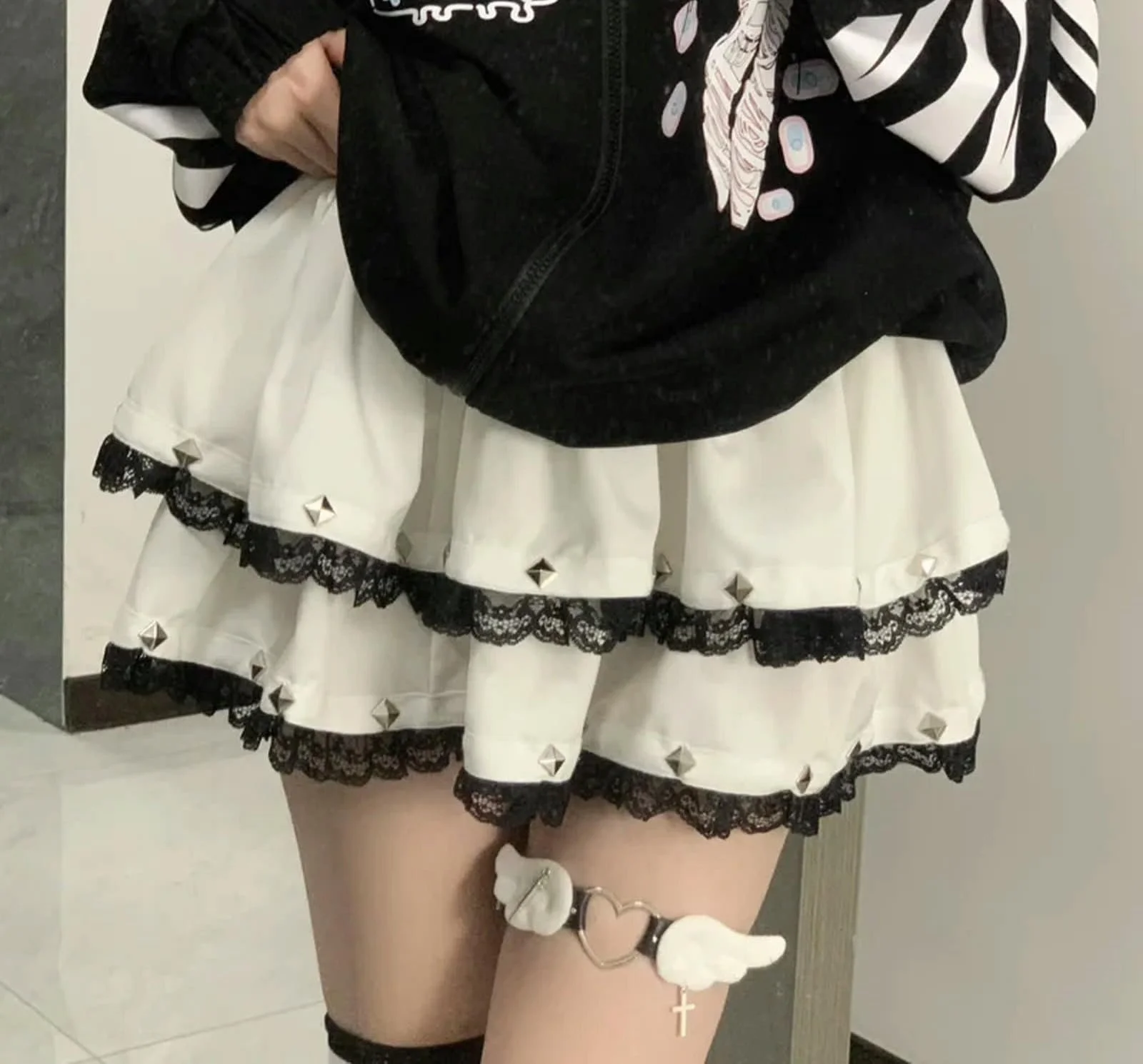 Спідниця Y2k Aesthetic Gothic Lolita Style Жіноча, фото №3