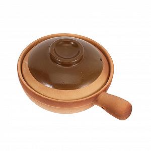 Кастрюля TOYANDONA глиняная с ручкой терракотовая для супа и каши - Фото 1