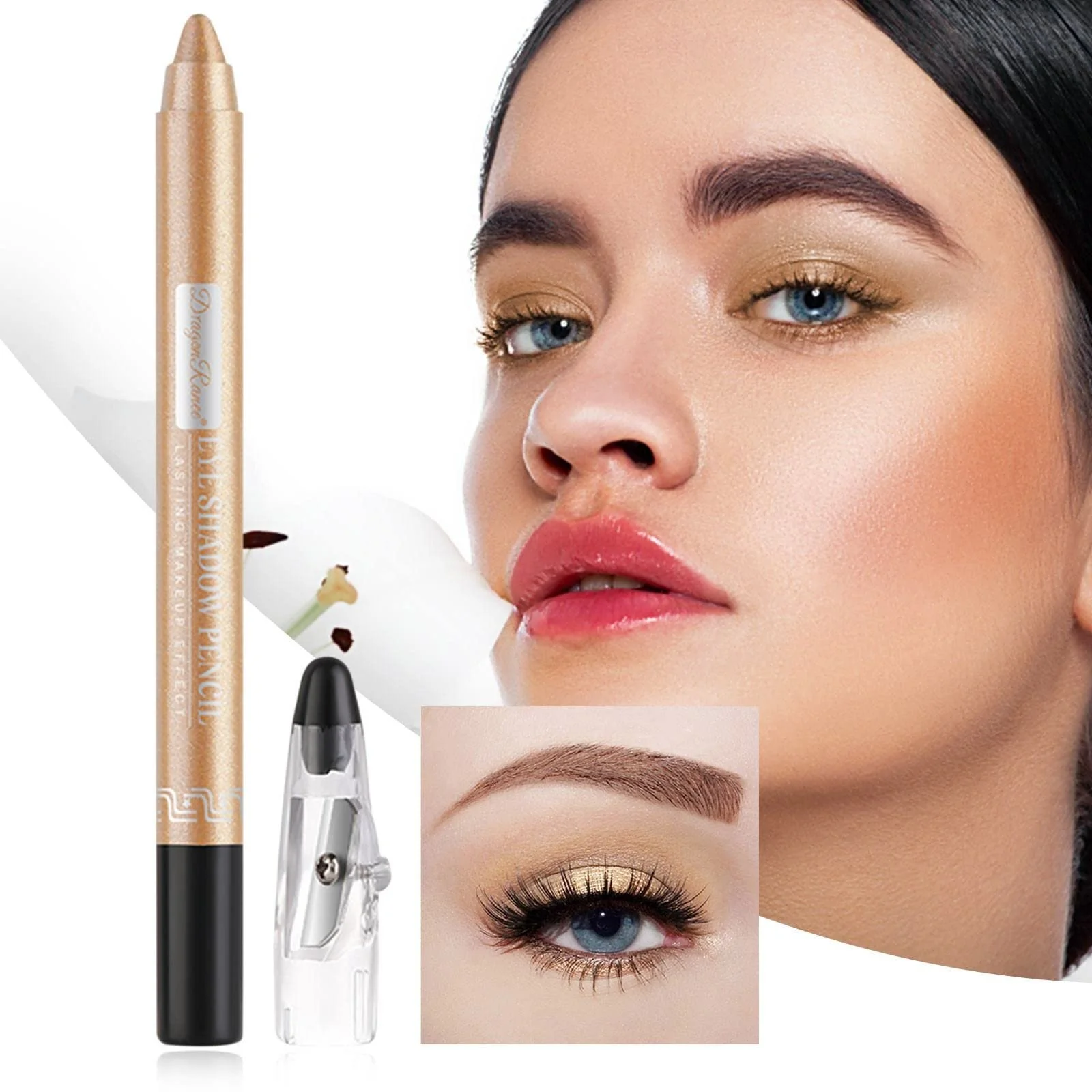 Підводка для очей з блискітками Generic, фото №5