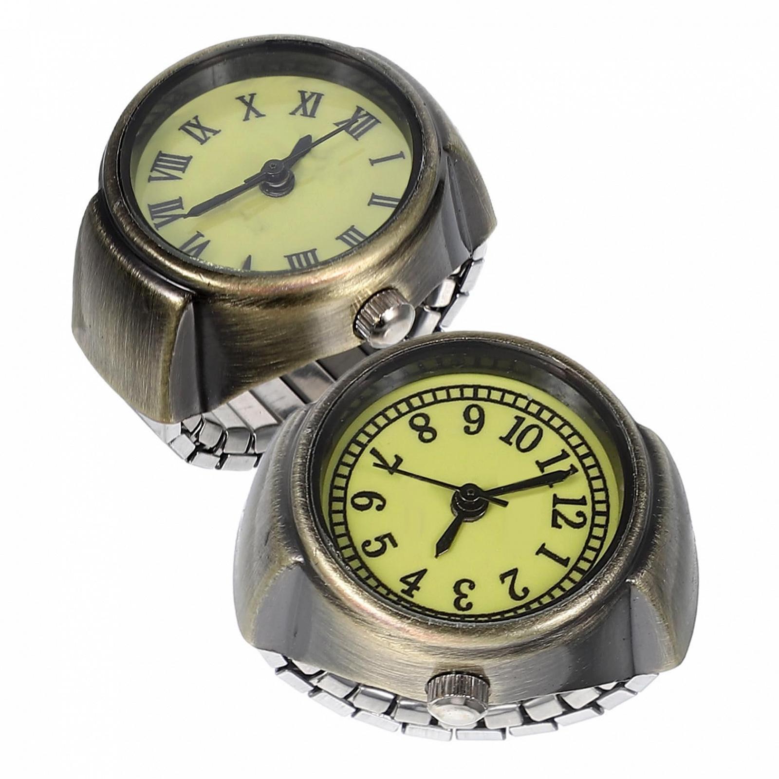 Кільце-годинник PartyKindom Ретро 2 шт для жінок та чоловіків, фото №1