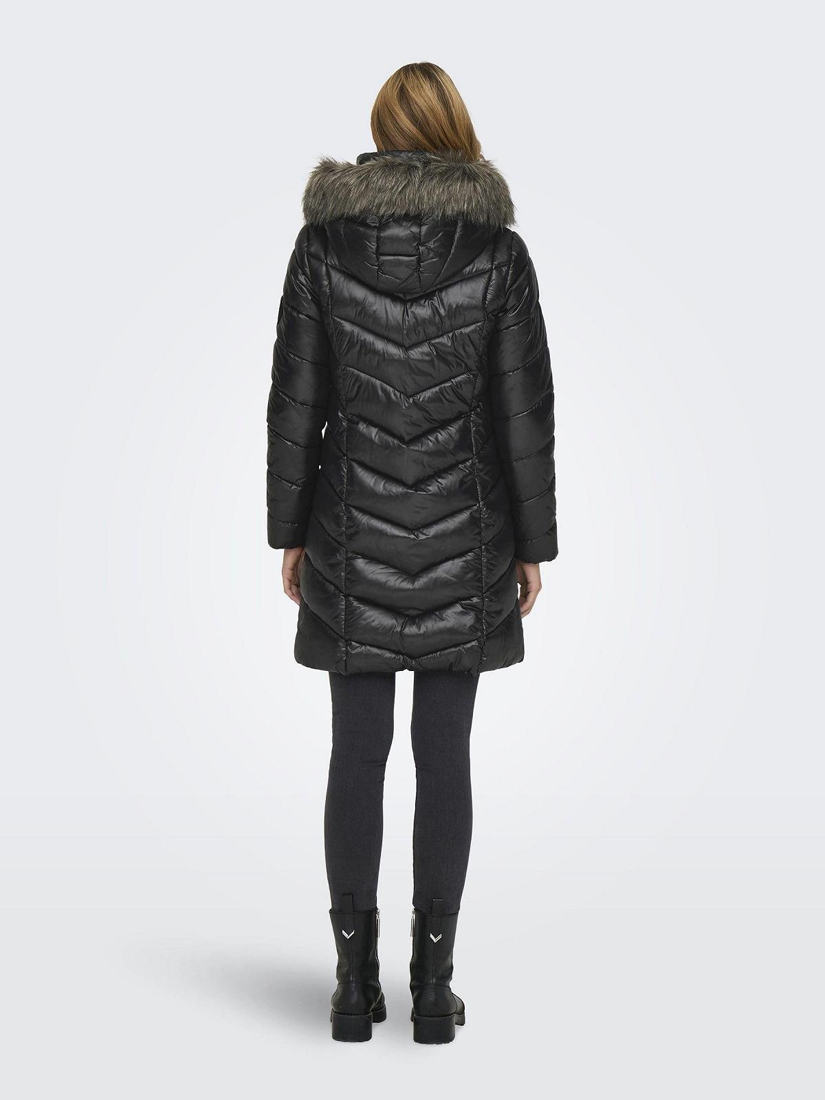 Жіноче стьобане пальто ONLY Onlever Quilted Coat, фото №4