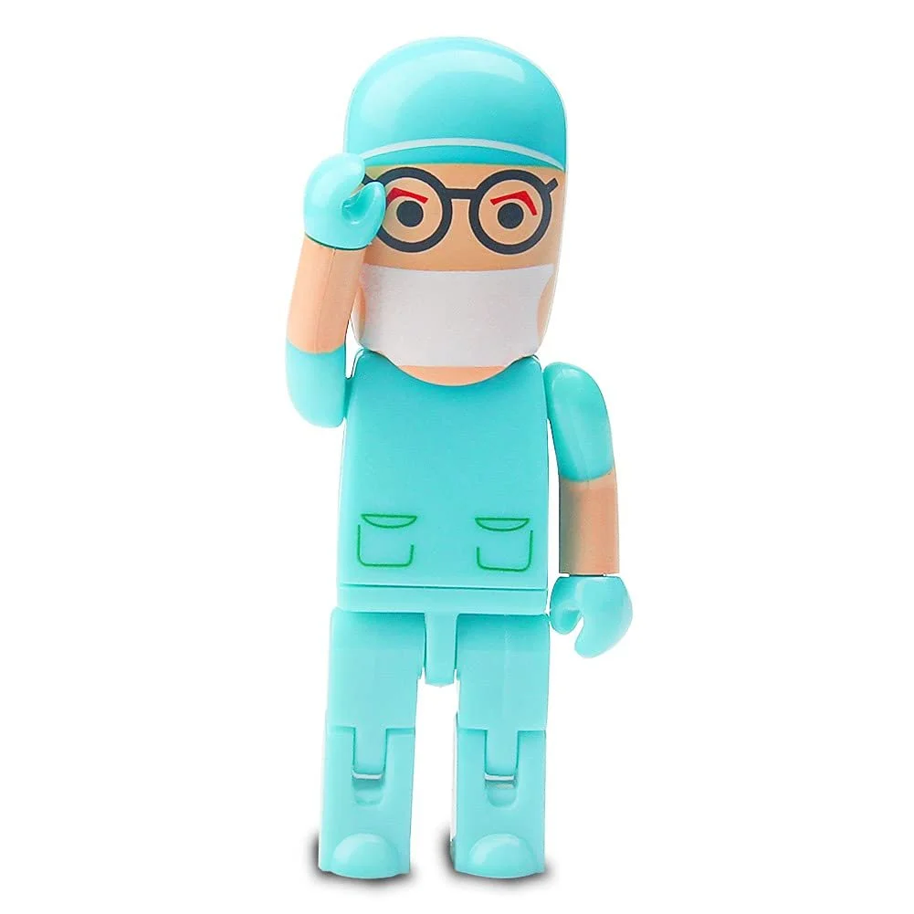USB-флеш-накопичувач Cartoon Doctor 64GB USB 2.0 Green, фото №7 USB-флеш-накопичувач Cartoon Doctor 64GB USB 2.0 Green, фото №7