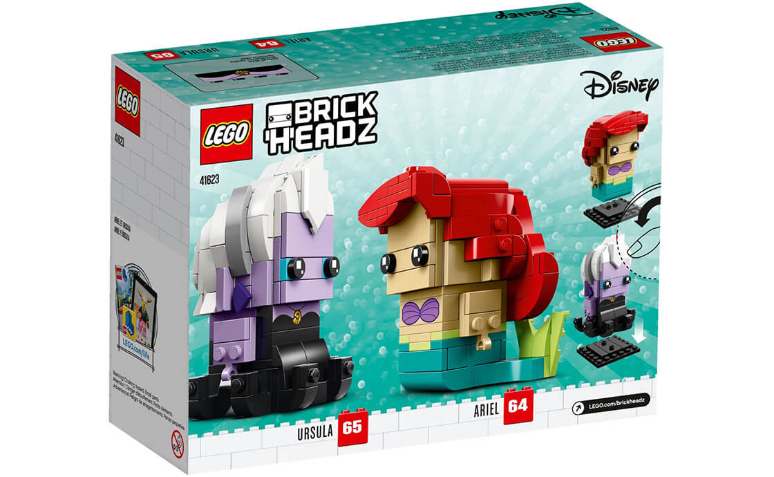 Конструктор Лего LEGO Brick Headz Ариэль и Урсула (41623), фото №3