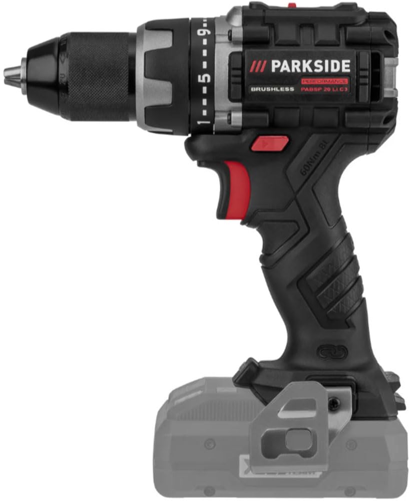 Шуруповерт Parkside Performance PABSP 20 Li C3 без аккумулятора и зарядного устройства, фото №3 Шуруповерт Parkside Performance PABSP 20 Li C3 без аккумулятора и зарядного устройства, фото №3