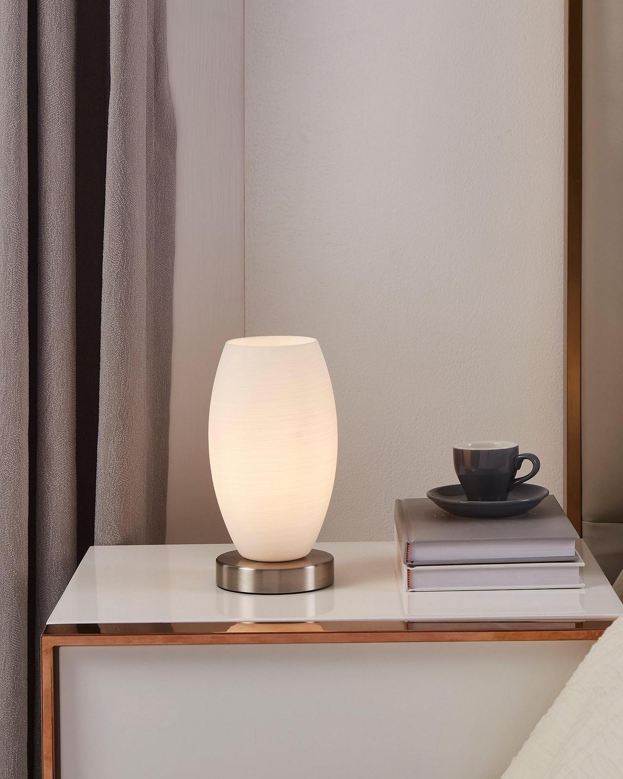 Настільна лампа EGLO Batista 3 Сріблястий/Білий (E27), фото №3