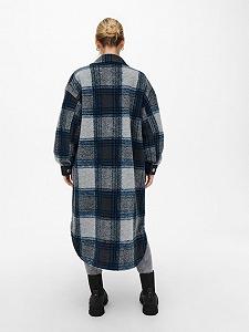 Пальто ONLANDREA X-LONG SHACKET CC OTW 15230329 Синий Графит XS synthetic.ua - Фото 1