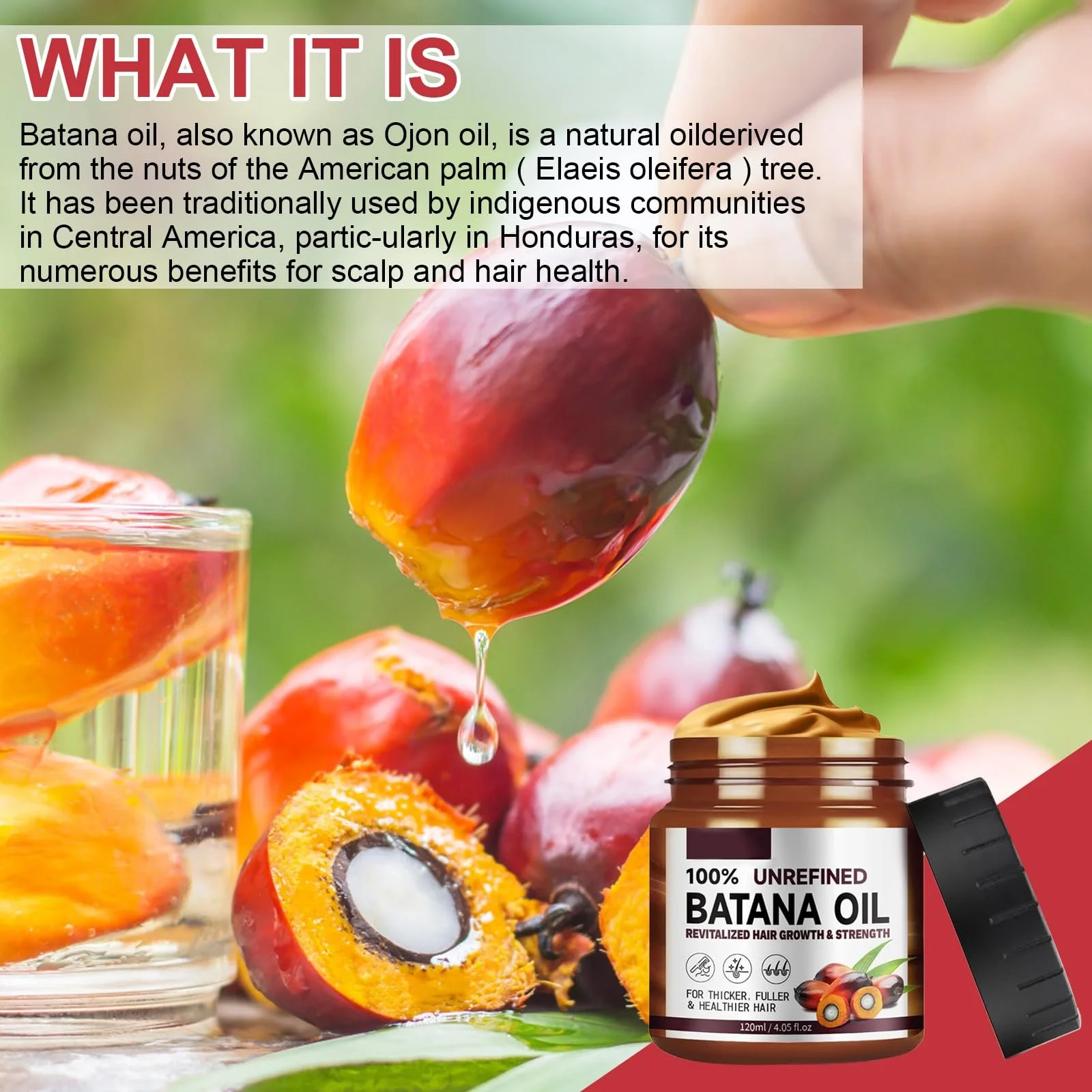 Органічна олія Батани для росту волосся 120 мл, фото №7