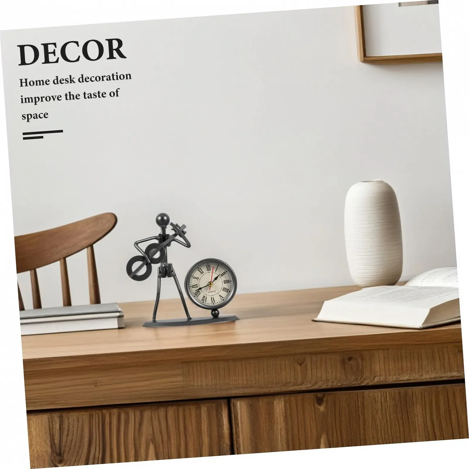 Настільний годинник MUCKLILY Вінтажний настільний Маленький, фото №5 Настільний годинник MUCKLILY Вінтажний настільний Маленький, фото №5