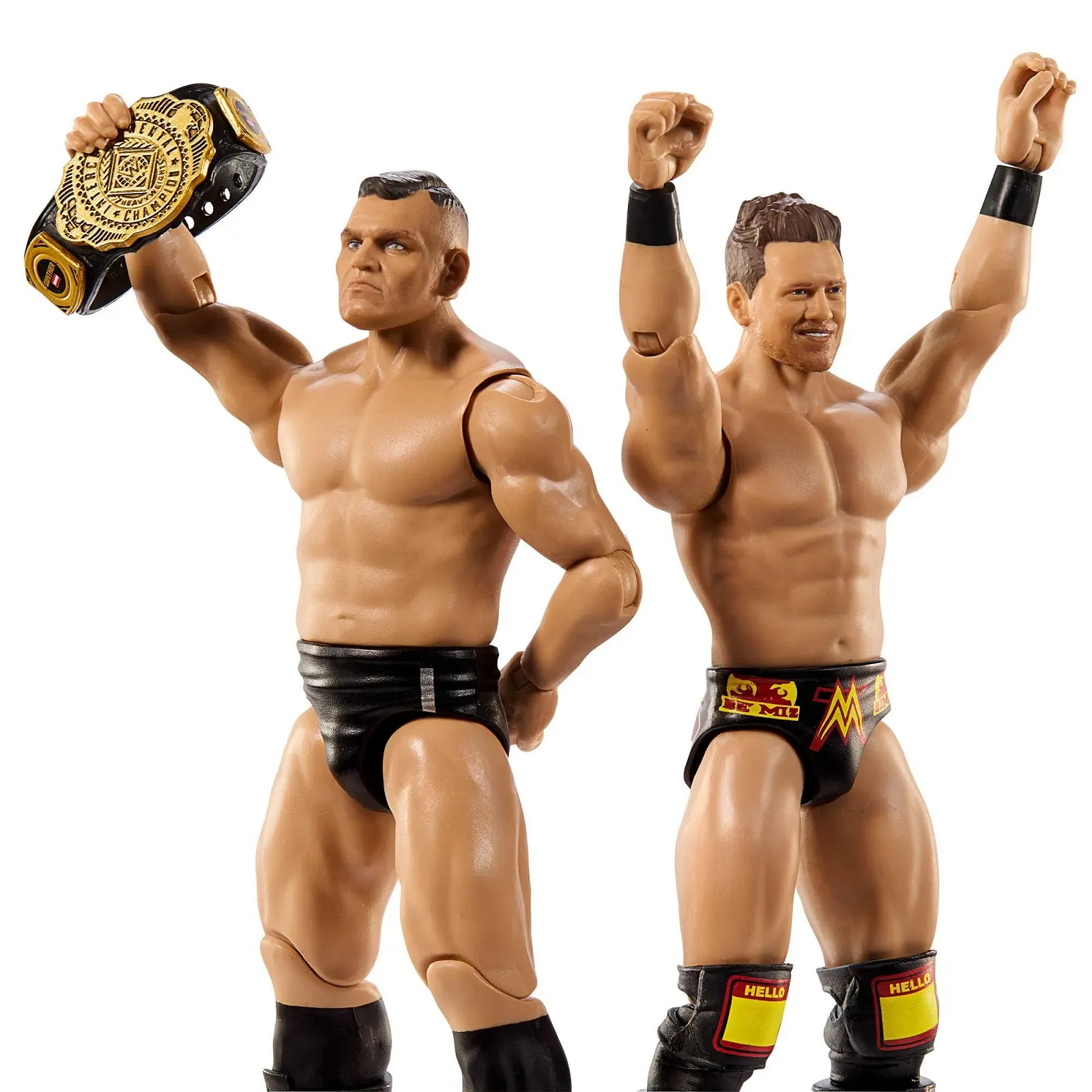 Набір ігрових фігурок Mattel WWE Main Battle Championship Showdown Series #20 Gunther vs The Miz JCV68 Multicolour, фото №4