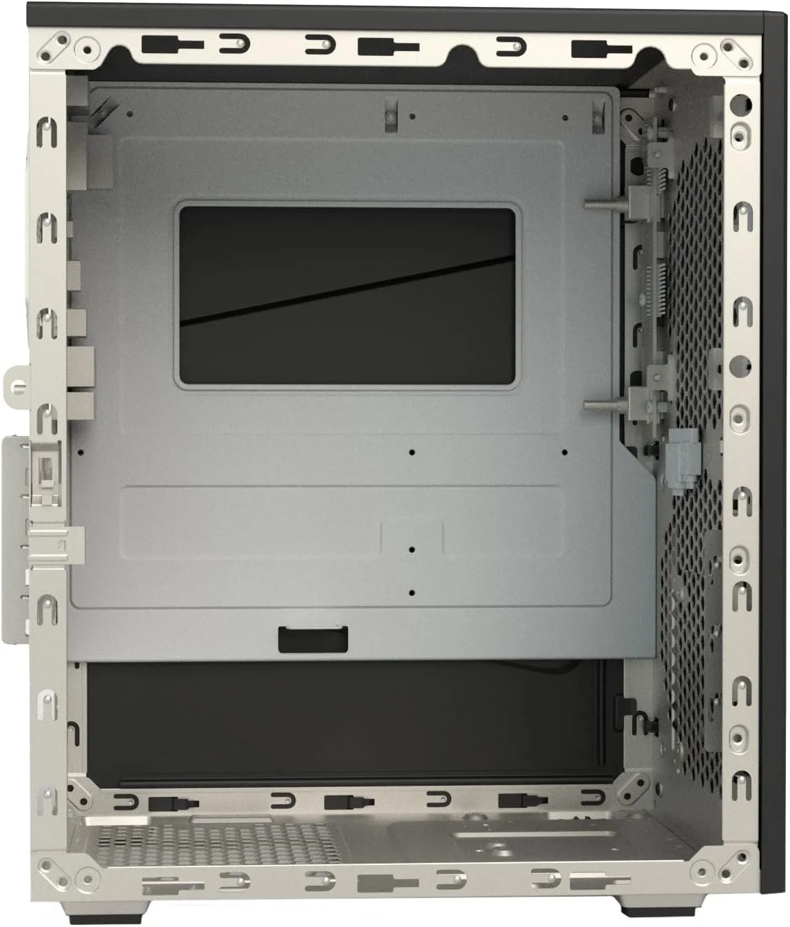 Корпус Itek SMALLCOM-P / без БЖ / Micro-ATX / Mini-Tower / 1x92mm / Black, фото №4