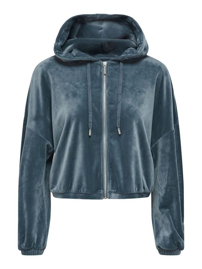 Худі ONLLAYA L/S ZIP HOOD 15231363 Blue Mirage ONLY Синій L, фото №3