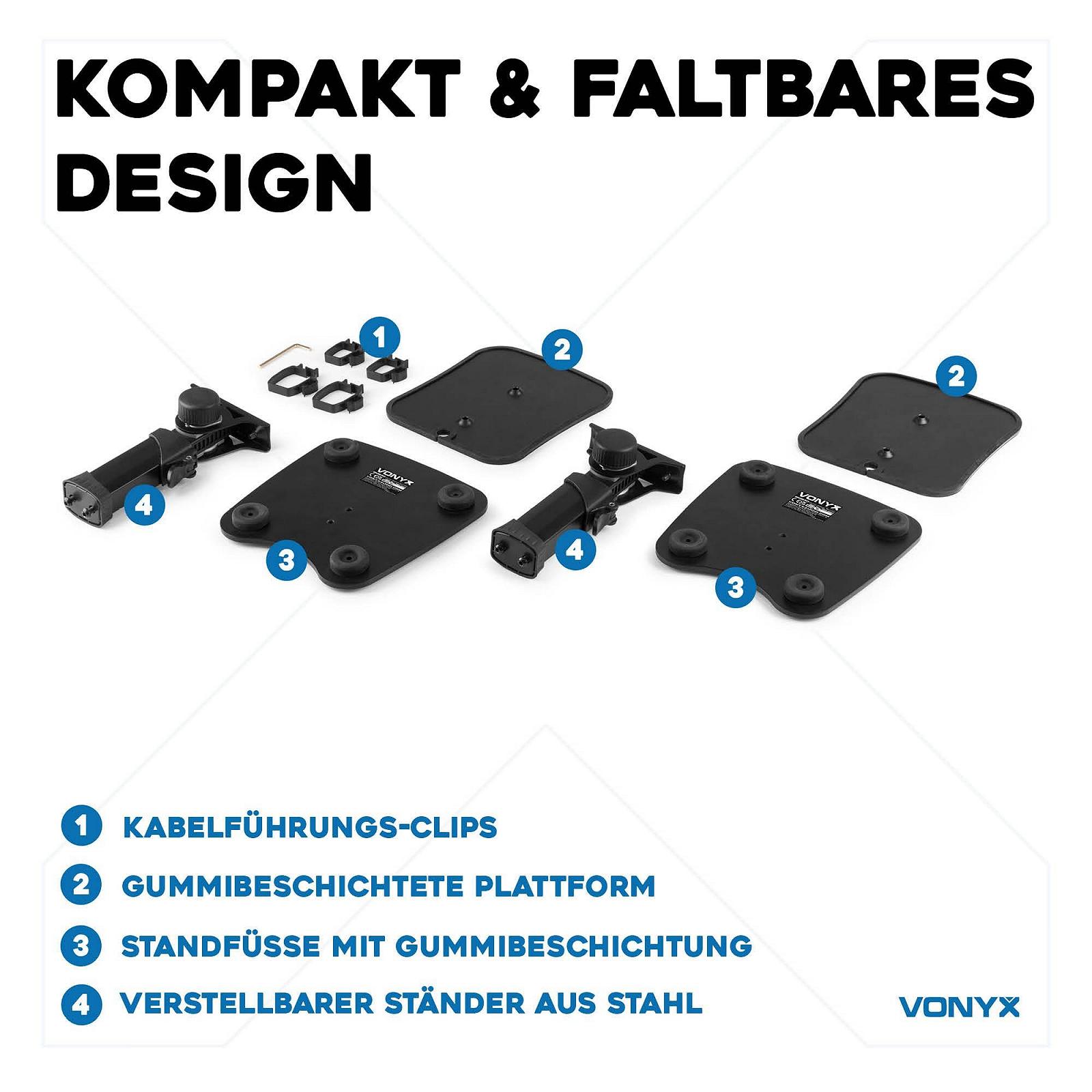 Стійка для ноутбука Vonyx DJLC2 Регульована по висоті, фото №5 Стійка для ноутбука Vonyx DJLC2 Регульована по висоті, фото №5