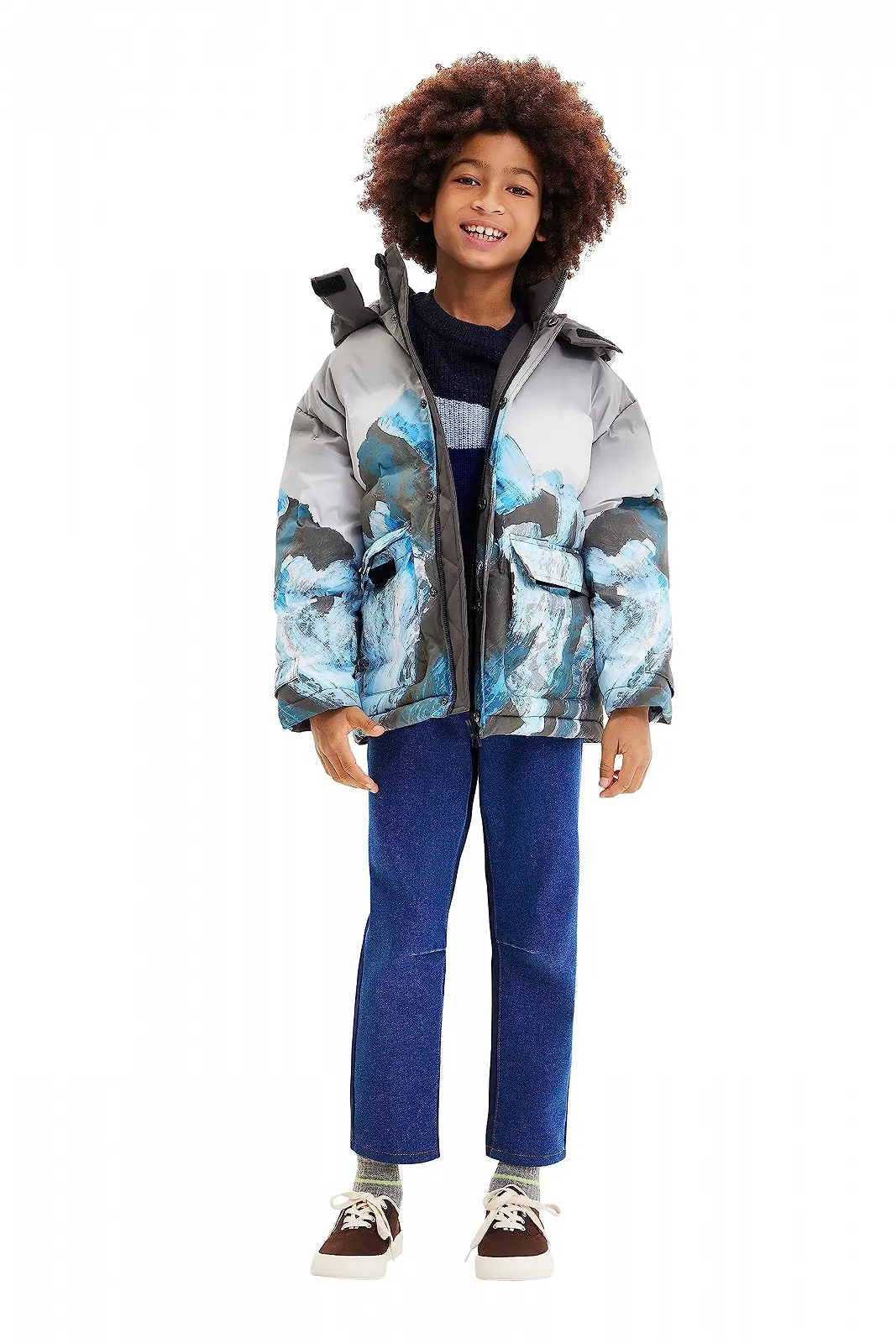 Пальто Desigual Boy Woven Padded Довге, фото №6