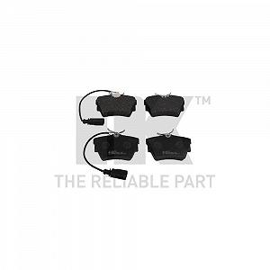 Комплект тормозных колодок, дисковые тормоза NK 224747 для VW, задняя ось - Фото 1