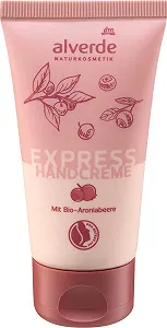 Крем для рук Alverde NATURKOSMETIK Express с выжимкой из органической ягоды аронии 50 мл (Limited Edition) - Фото 1