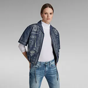 Женская футболка G-Star RAW Hawaii Shirt Printed - M - Фото 1