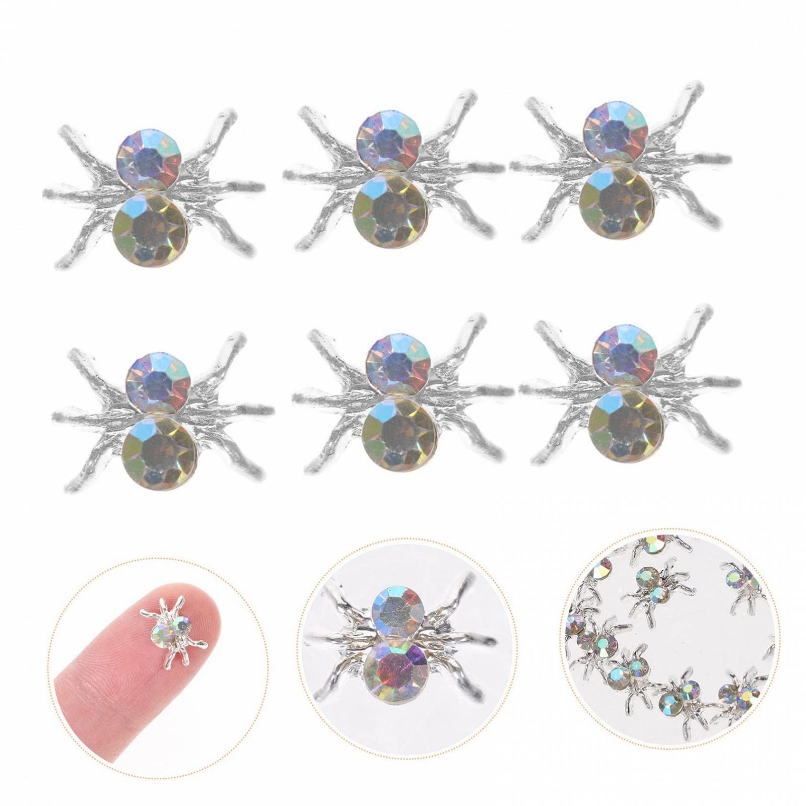Украшения для ногтей Пауки Healeved 400 шт Металлические украшения для маникюра, фото №5 Украшения для ногтей Пауки Healeved 400 шт Металлические украшения для маникюра, фото №5