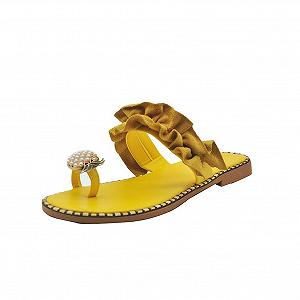 Женские шлепанцы CrEev Плоские - Фото 1