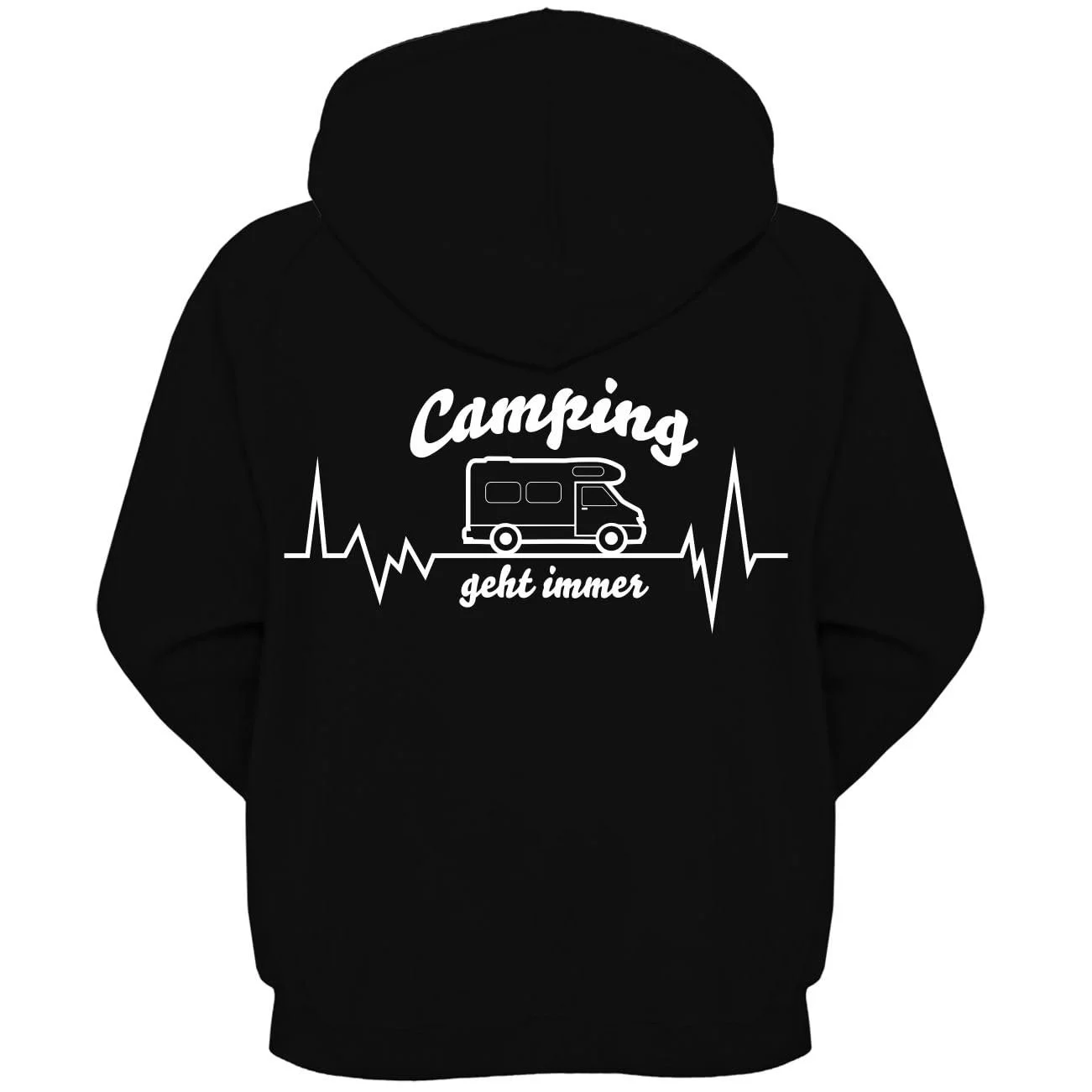 Детская куртка с капюшоном Spa         Kostet Motorhome Camping Goes Always (с принтом на спине), фото №1