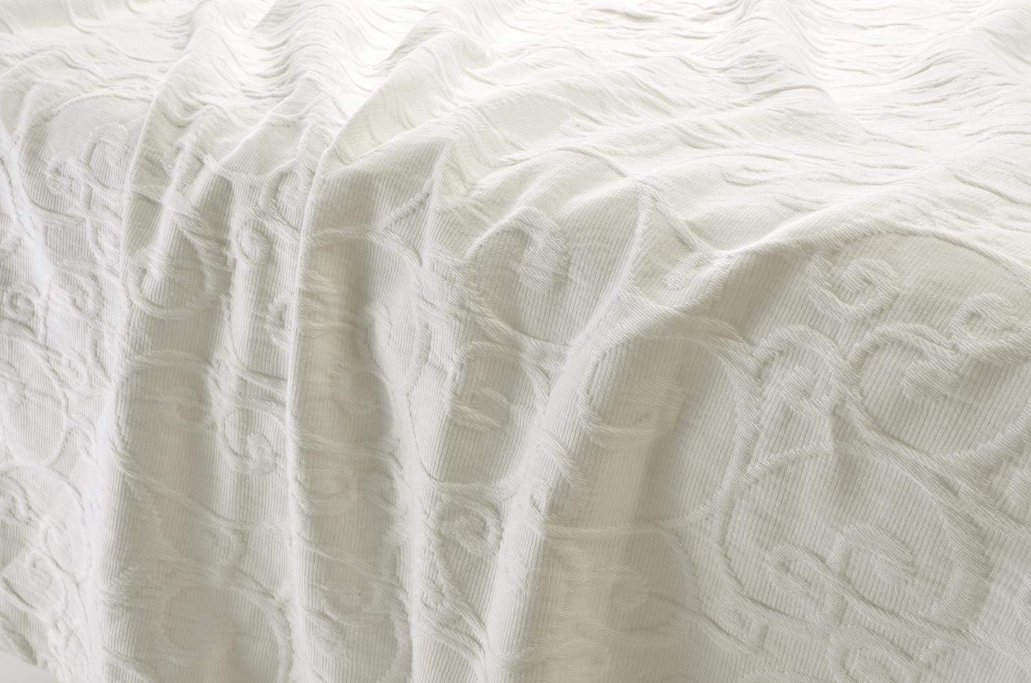 Покривало Wohnen & Accessoires GmbH & Co. KG Elegant "Fleur" Тканина 100% Бавовна 260 x 300 см Білий, фото №5 Покривало Wohnen & Accessoires GmbH & Co. KG Elegant "Fleur" Тканина 100% Бавовна 260 x 300 см Білий, фото №5