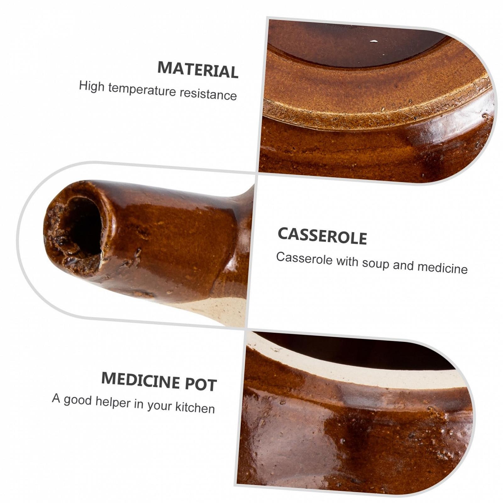 Горшок для приготовления Mobestech керамический традиционный антипригарный для китайской медицины, фото №7