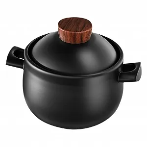 Кастрюля-керол керамическая термостойкая для газовых плит большая - Фото 1