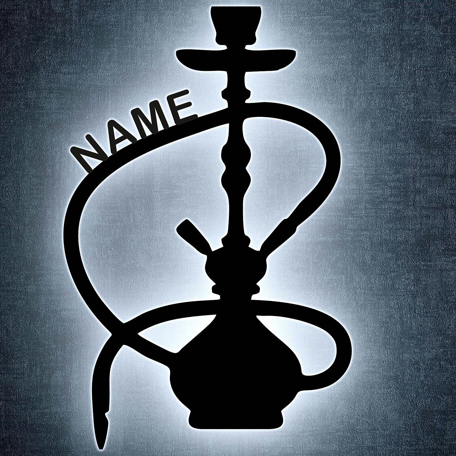 Светильник LEON FOLIEN Shisha RGB Лазерная гравировка Настольная ночник, фото №6