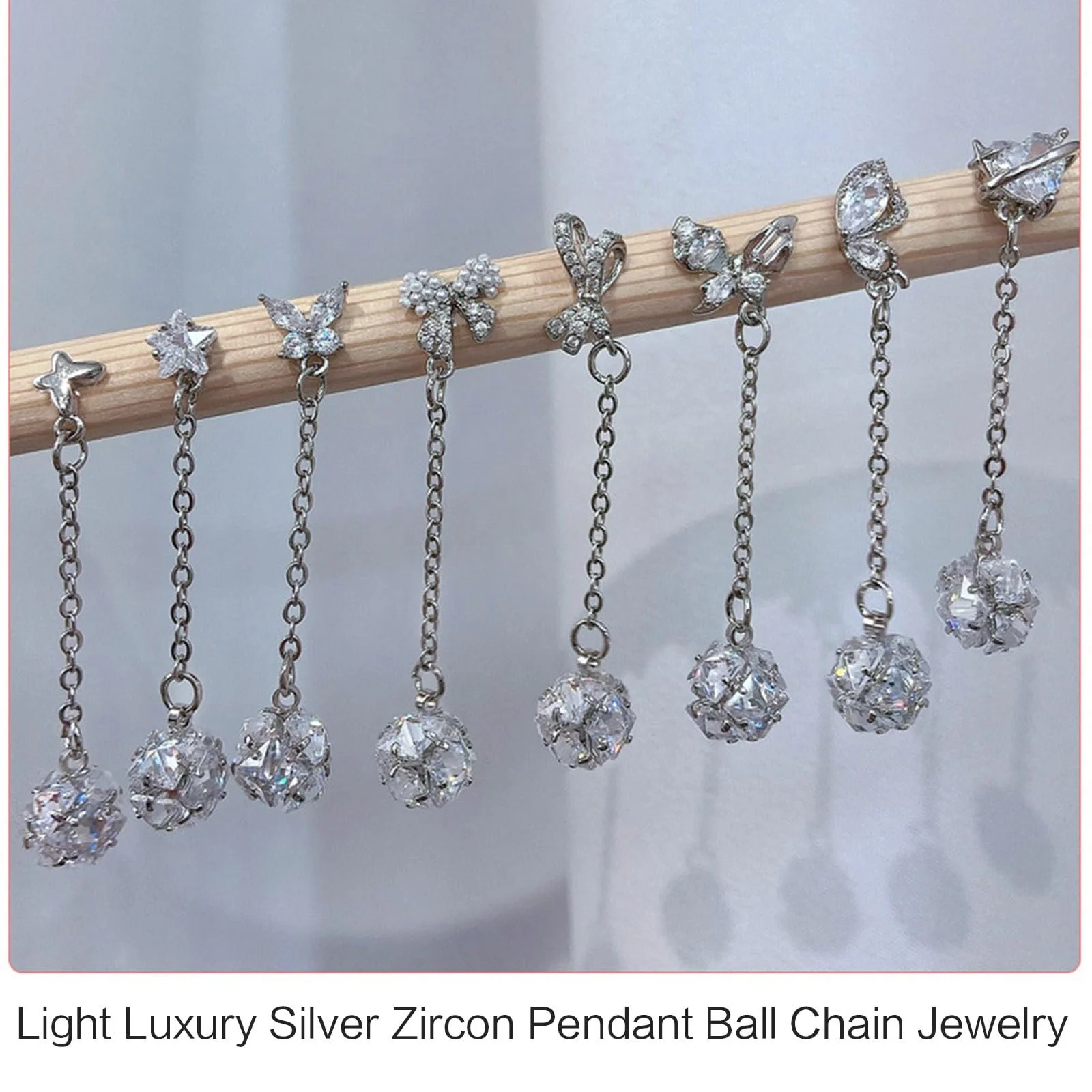 3D Подвеска для ногтей Бантик Циркон Стразы для ногтей Маникюр Украшения для ногтей, фото №9