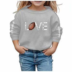 Толстовка Generisch для мальчиков и девочек, с длинными рукавами, мягкая, с графическим рисунком, милая, с круглым вырезом, одежда для девочек - Фото 1