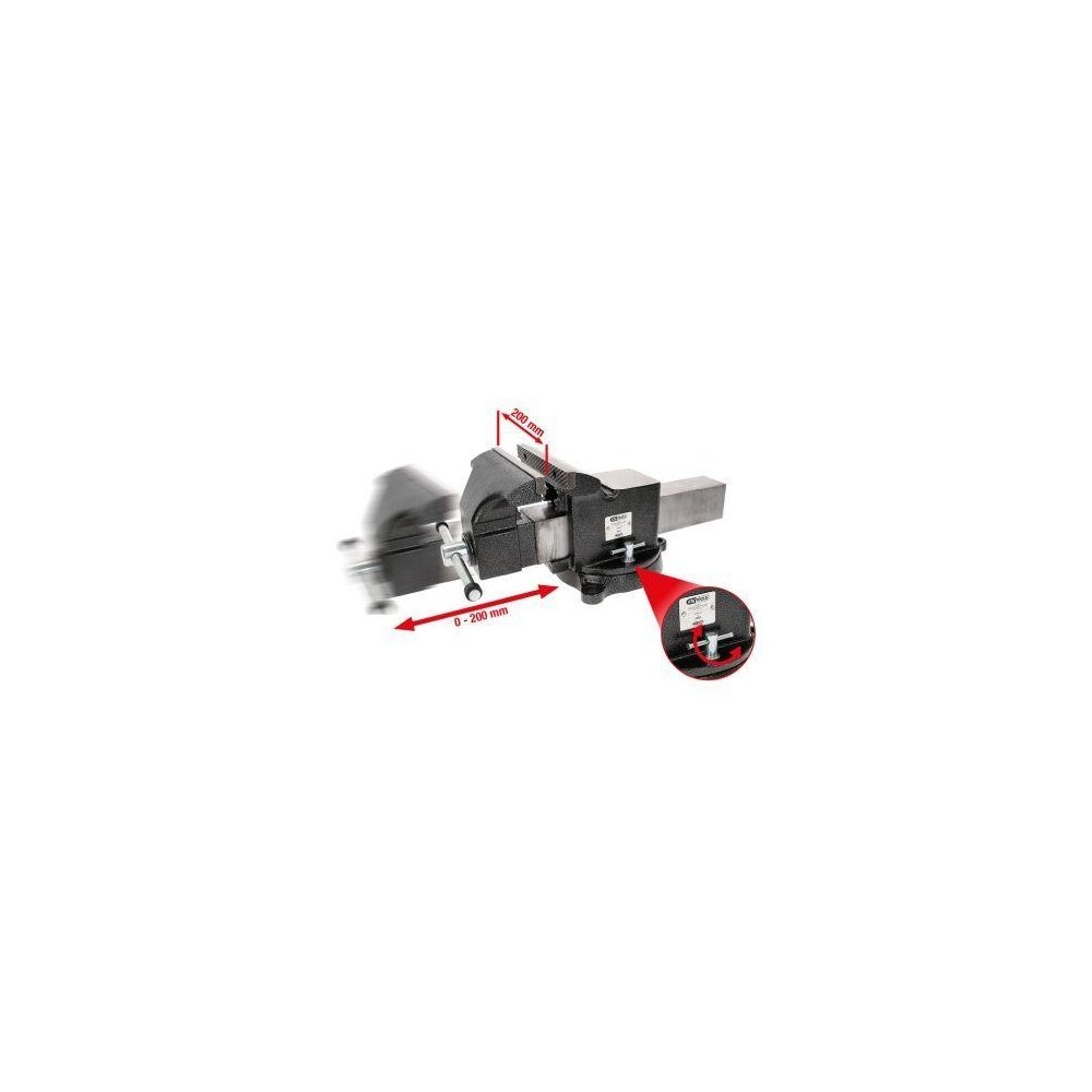 Тиски KS TOOLS 914.0008, фото №1