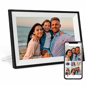 Цифровая фоторамка Humblestead 10.1 дюйма 32 ГБ WiFi 1280x800 HD Touchscreen White - Фото 1