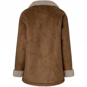 Пальто Pepe Jeans Rose Женское Коричневый PL402296 synthetic.ua - Фото 1