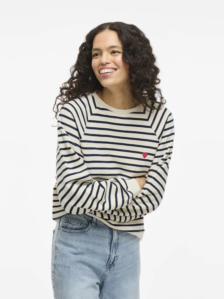 Свитшот Vila Viheather L/S Полосатый Женский, фото №7