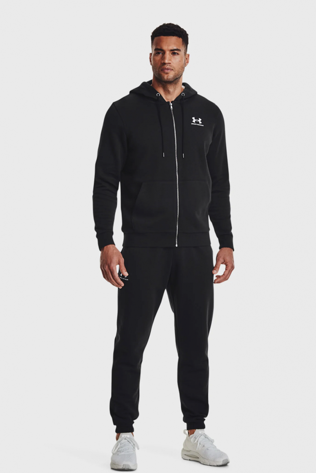 Штаны Under Armour Essential Fleece Jogger Черный S, фото №4