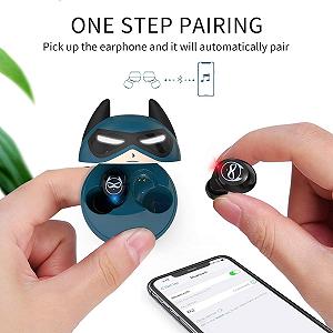 Навушники Togetface In-Ear Bluetooth 5.0 для дітей з мікрофоном та зарядним футляром Водонепроникний Сенсорне управління synthetic.ua - Фото 1