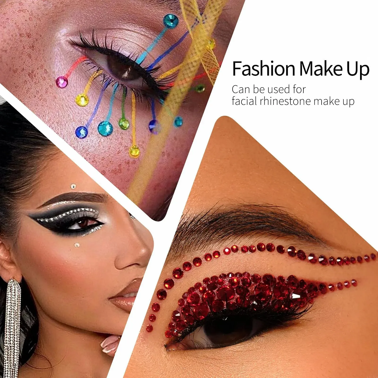 Стразы Круглые SS12 3 мм, 10000 шт, Красный, фото №3