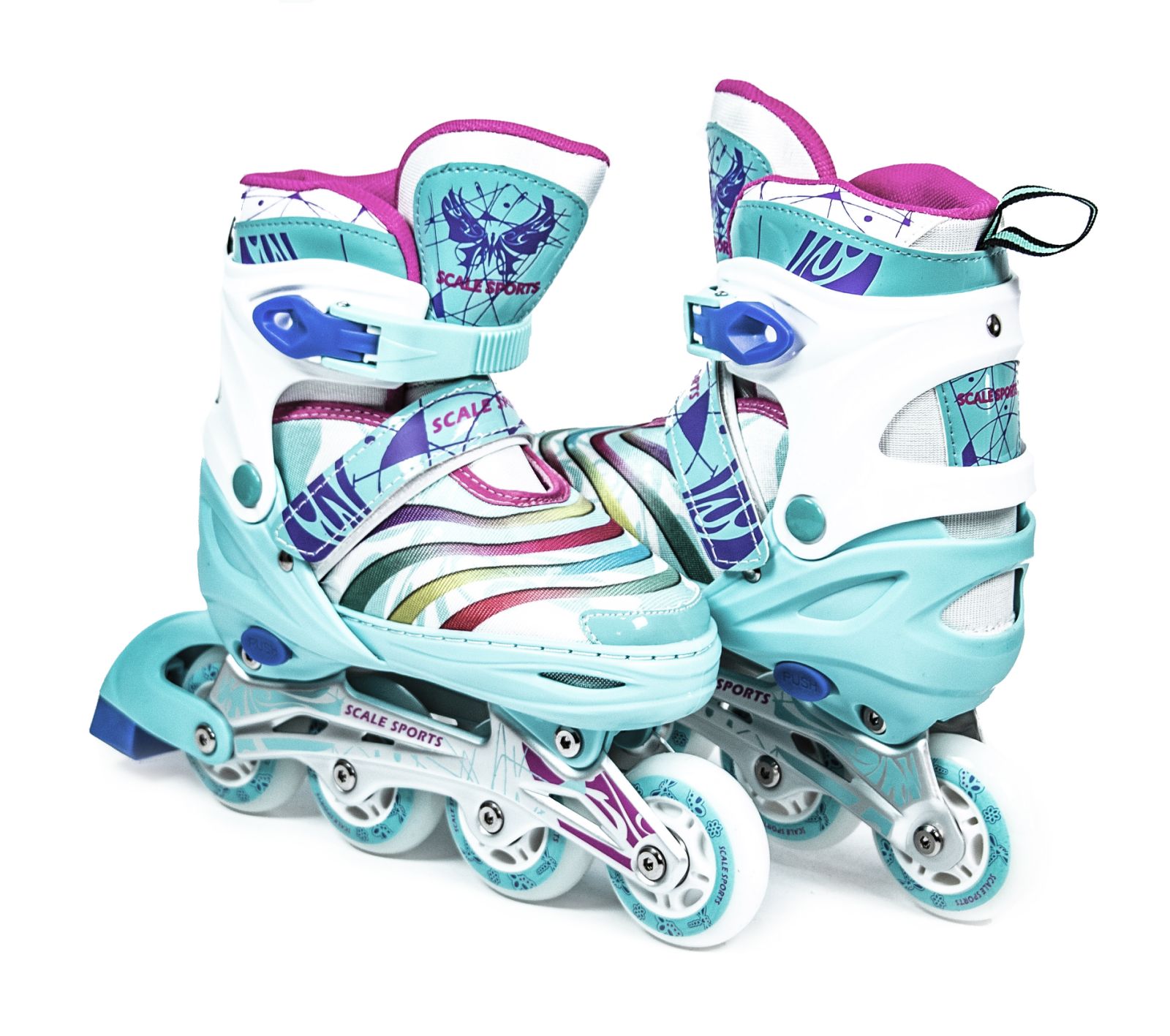 Ролики Scale Sports размер 29-33 Turquoise LF 907M-S-2, фото №1