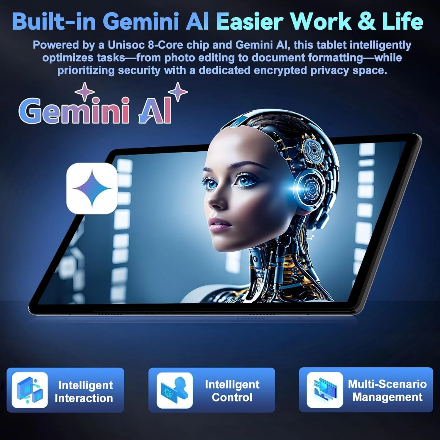 Планшет 10.1'' Full HD DEERTimeME 8+22/64Gb / 8 ядер / Android 15 / 6000 мАг / Чорний, фото №6