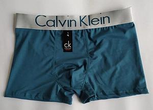 Чоловічі зелені труси боксери Calvin Klein - Фото 1