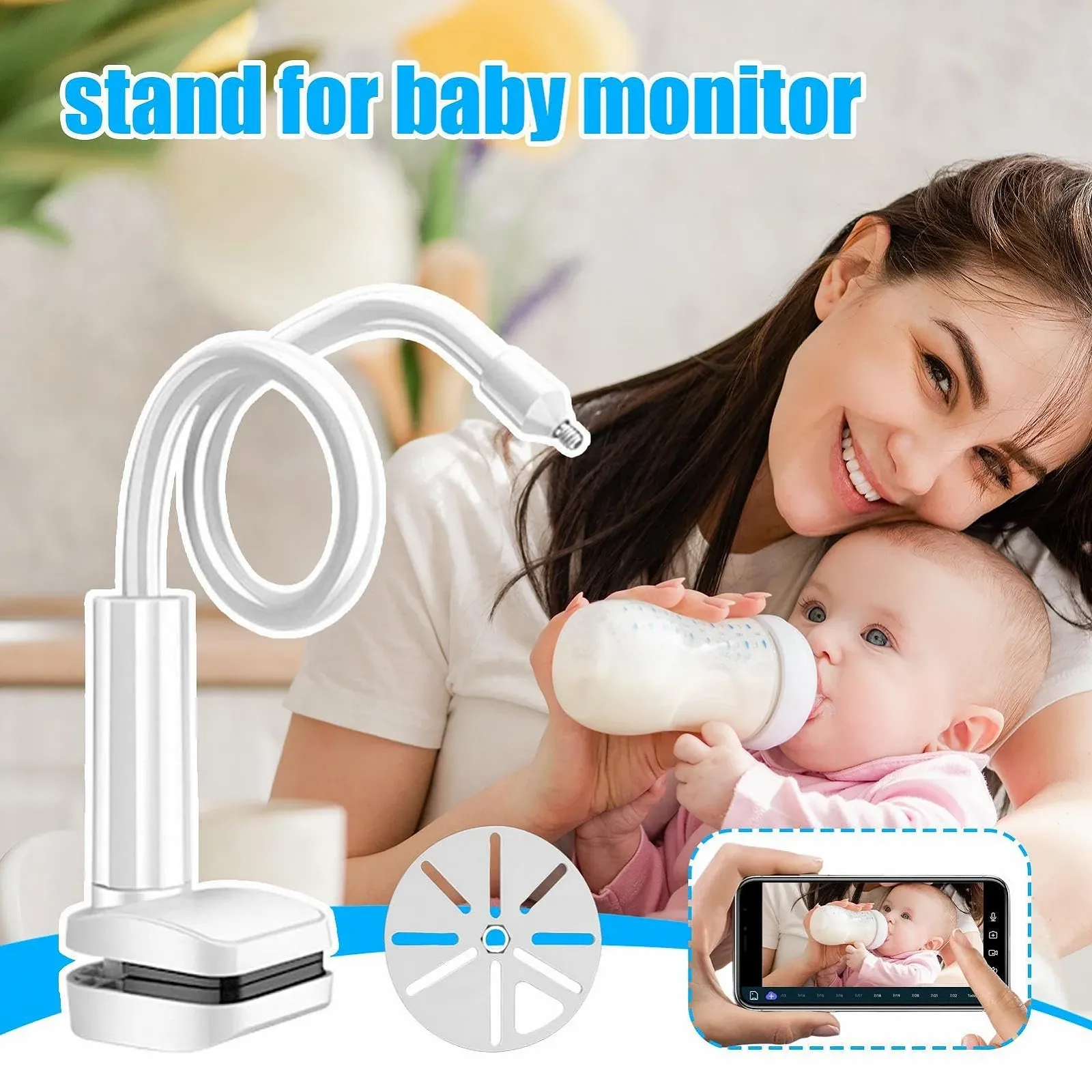 Тримач для відеоняні Générique Flexible Long Arm Clip Clamp, фото №4 Тримач для відеоняні Générique Flexible Long Arm Clip Clamp, фото №4