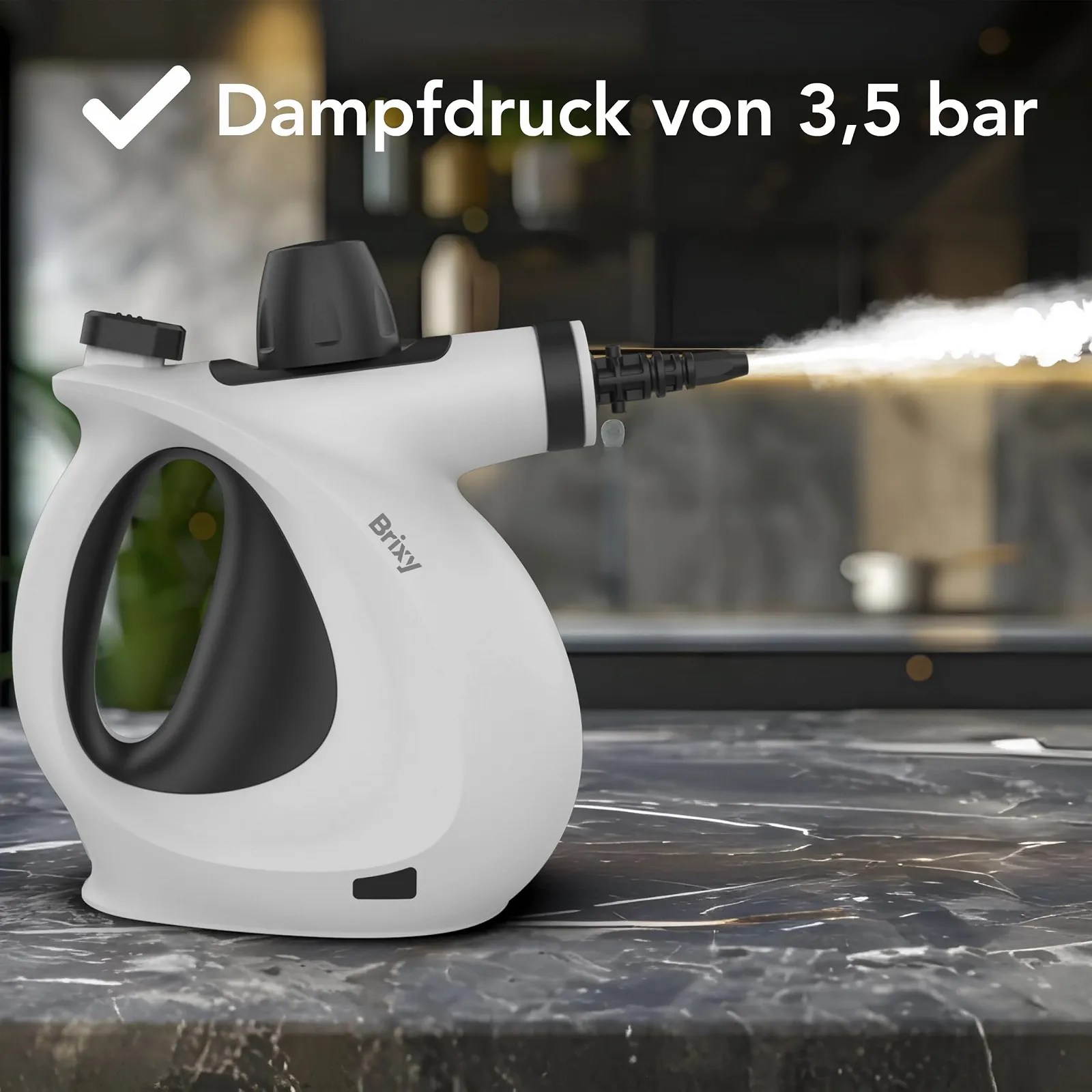 Пароочисник Brixy ручний 1050 Вт, фото №8 Пароочисник Brixy ручний 1050 Вт, фото №8