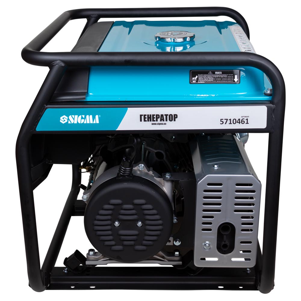 Газовий генератор 5.0/5.5кВт 4-х тактний ручний запуск SIGMA 5710461, фото №8