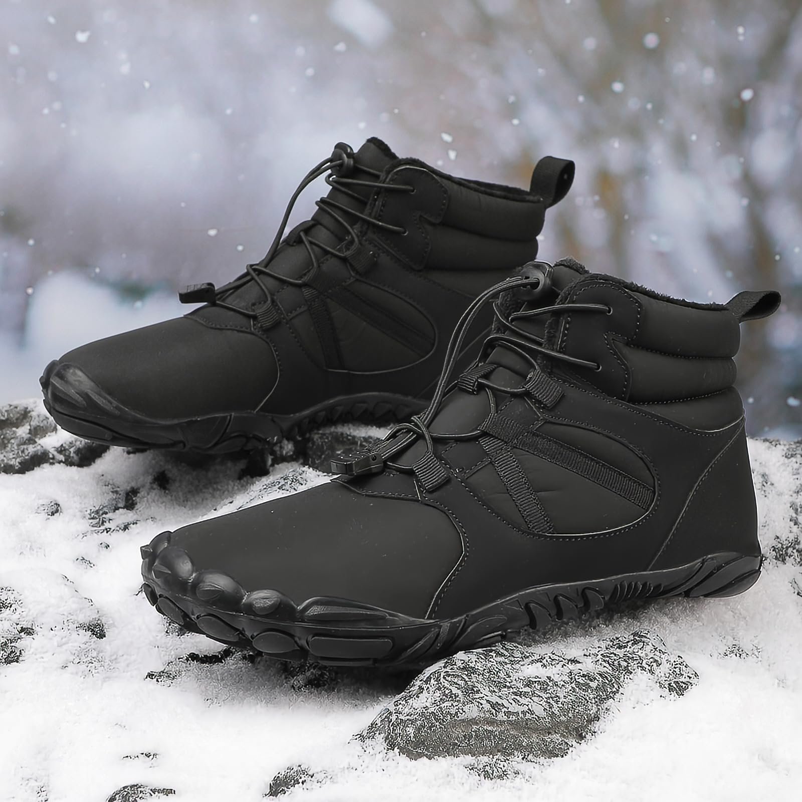 Ботинки зимние Payesrui Waterproof Unisex Легкие Нескользящие с теплой подкладкой для трейлраннинга, фото №4