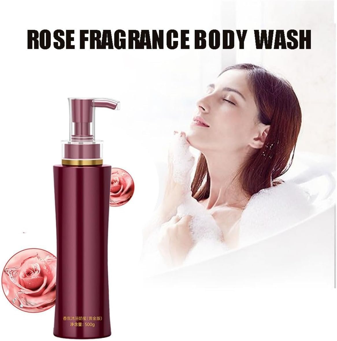 Гель для душу Aroma Hydrate Rose Scented зволожуючий для всіх типів шкіри, 500 мл, фото №2