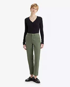 Женские брюки Levis - Essential Chino Lse Thyme Garment Dye Tw - 24 - Фото 1